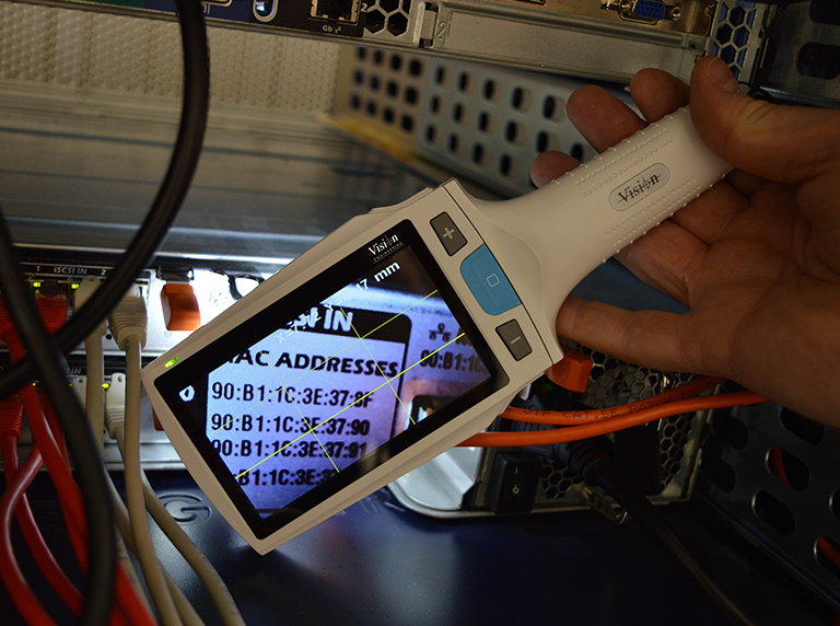 CAMβ digital magnifier inspection in cabinet