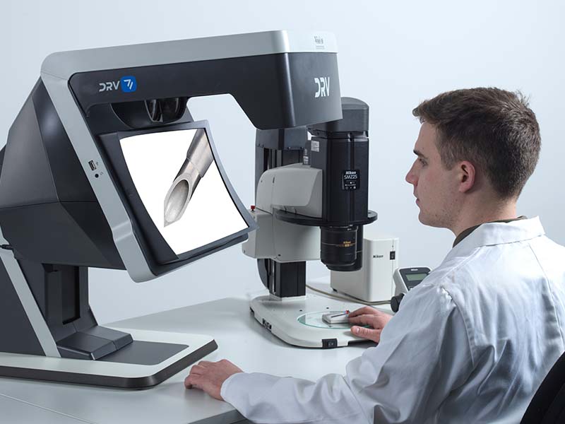 DRV SMZ canula inspection 800x600px copy DRV N Series microscope used for canula inspection