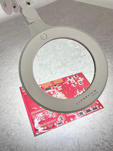 ClearView-DUO-PCB-450×600 PCB上のClearView DUO